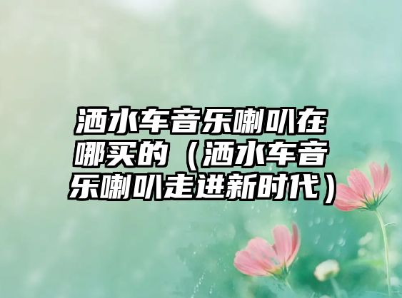 灑水車(chē)音樂(lè)喇叭在哪買(mǎi)的（灑水車(chē)音樂(lè)喇叭走進(jìn)新時(shí)代）